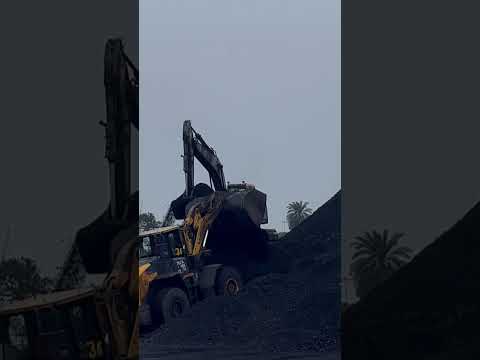 LIUGONG AND VOLVO MACHINE WORKING VIDEO #liugong #automobile #volvo #reels #excavator #loader #bs4