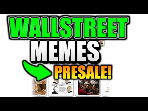 WALLSTREET MEMES TOKEN! - Wall Street Memes is Tokenising the Movement! PRESALE!