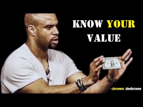 KNOW YOUR VALUE |Powerful Motivational Speech |Jeremy Anderson