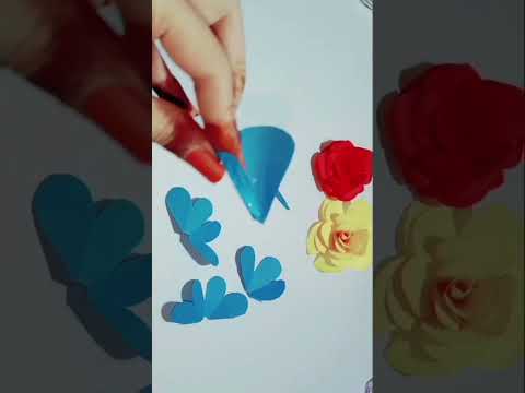 Paperwork 📐Good vibes ♥️ Paper flowers DIY😱#trending#trendingshorts#youtubeshorts