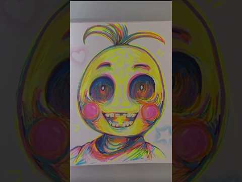 #music #art #chica #fnaf #animatronics #drawing #mixedmedia #traditionalart #sketchbook #highlights