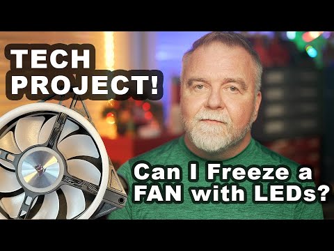 Can I Freeze a Fan in Time with its RGB Light?