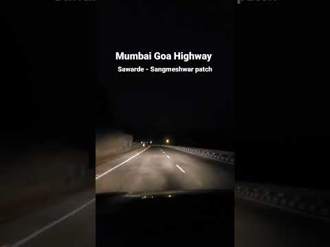 Excellent Road condition of Mumbai Goa Highway #Sawarde #Sangmeshwar #MumbaiGoaHighway #konkan