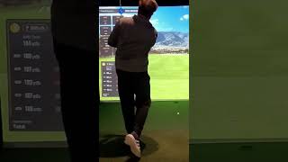 Orbit Culture simulator practice  #golf #heavymetal #simulator #scratchgolf