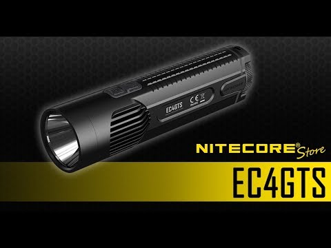 (Discontinued) NITECORE EC4GTS 1800 Lumen Long Throw Flashlight for Camping, Outdoors, Survival