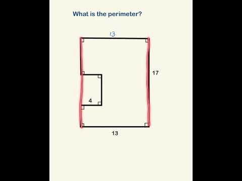 Find The Perimeter Of A Polygon | Geometry Math Problem