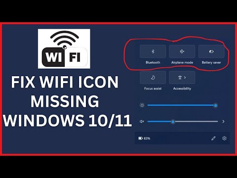 Fix " Wi-Fi Icon Missing Problem On Windows 10/11 - (2024) Step By Step Guide