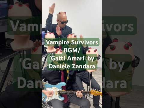 【Vampire Survivors】Celebration of Vampire Survivors' new DLC, We played cool BGM（collab）😎🙌 #ヴァンサバ