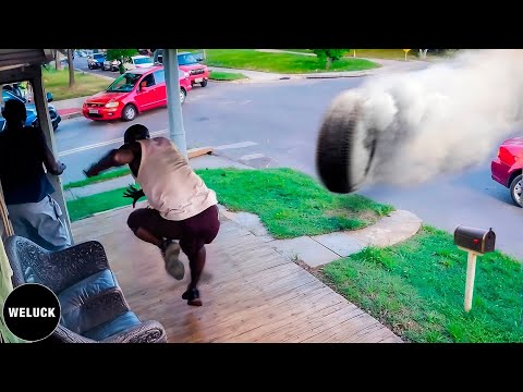 200 Shocking Moments Of Luckiest People Caught On Camera | Idiots In Cars!