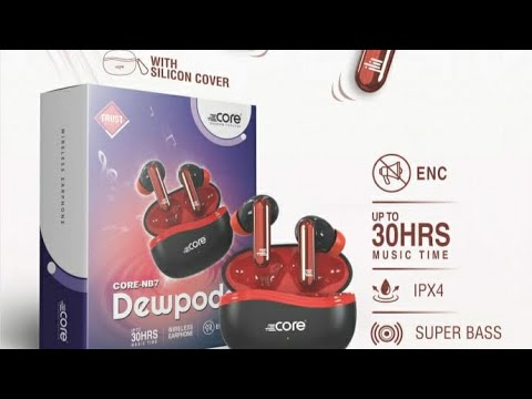 Core NB7 Dewpods Wireless Earphone !! Best Trending Wireless Earbuds This Month