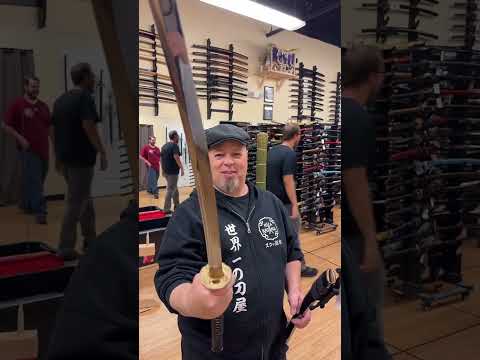 Check out the long handle on this Cloudhammer #sword