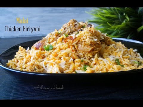 Malai chicken biriyani