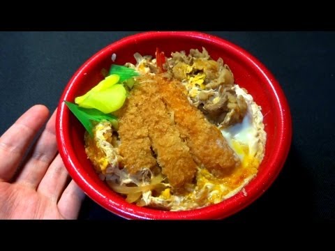 【HottoMotto】ミックスかつ丼 Mix pork cutlet bowl