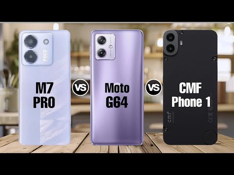 POCO M7 Pro 5G Vs Moto G64 5G Vs CMF Phone 1 5G