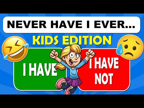 Never Have I Ever… KIDS Edition 👦🏻 (Fun Interactive Game) ✅❌