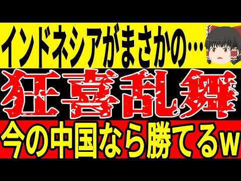 【サッカー日本代表】インドネシアがサウジ勝利で狂喜乱舞状態w中国が日本戦で行った様々な行為に対しても思わぬ反応を示しており…【ゆっくりサッカー】