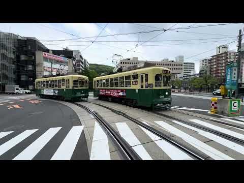 搭乘長崎路面電車前往眼鏡橋 |20240430