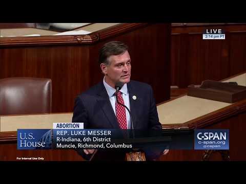 Rep.  Messer Urges Colleagues to Protect Unborn From Late Term Abortions