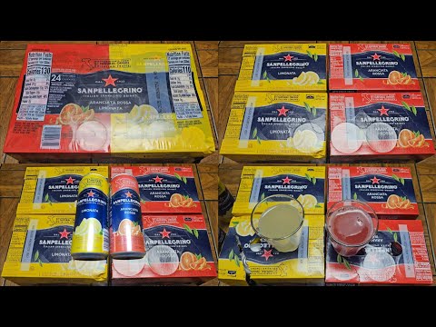 Costco Sale Item Review Sanpellegrino Aranciata Rossa and Limonata Sparkling Beverage Taste Test