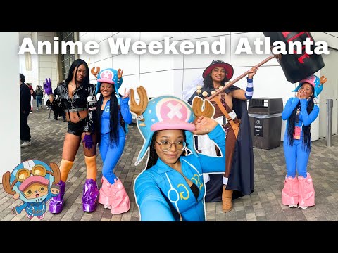 Anime Weekend Atlanta 2024 🏴‍☠️: One Piece Chopper Egghead Cosplay (Saturday Vlog)