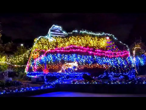 【illumination　長良公園イルミネーション】　地元の高校生が運営　岐阜市　2024年12月21日（土）　　Gifu-Japan