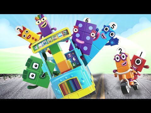 Numberblocks Road Trip with Official Numberblocks Bus || Keith's Toy Box