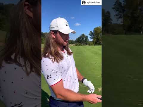 💥Kyle Berkshire can do that with a PUTTER?!😱