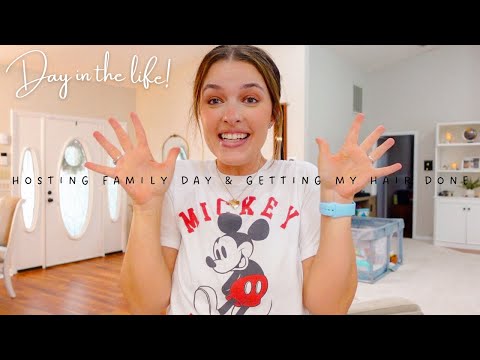 VLOG | HOSTING FAMILY DAY & GETTING MY HAIR DONE