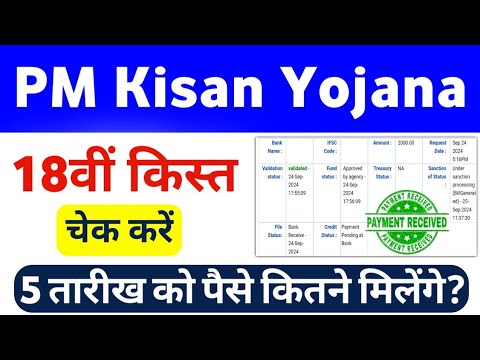 PM Kisan 18th Installment DBT Payment Check | PM Kisan 18th Kist Check | Mahi Info