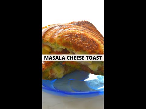 Bombay Masala Cheese Toast #mumbaistreetfood #streetfood #sandwich