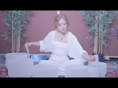 10min Calm & Clarity // Crystal Bowl Sound Bath //十分鐘 找回平靜和清晰 水晶缽音頻治療