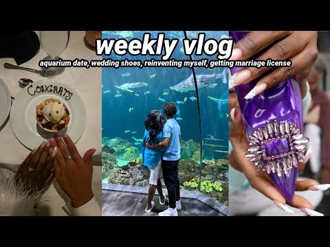 WEEKLY VLOG | MY WEDDING SHOES + AQUARIUM DATE + UNAPOLOGETICALLY REINVENTING MYSELF + MORE!