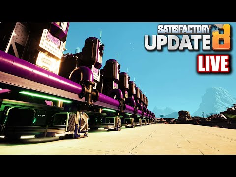 Efficient Plastic and Rubber Refineries Satisfactory Update 8 (Livestream)