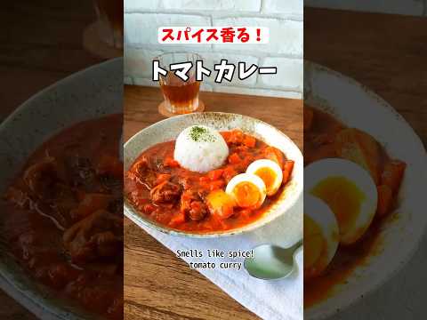 スパイスたっぷり！トマトカレーのレシピ #shorts