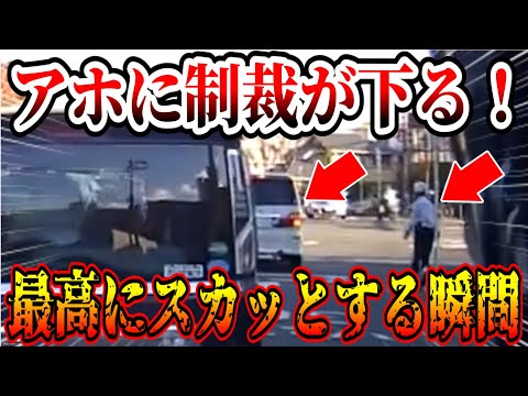 【ドラレコ】警察に気づかずイキって違反した結果…最高にスカッとする【交通安全・危険予知トレーニング】【スカッと】