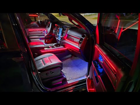 Ambient lights 2022 Dodge RAM 1500