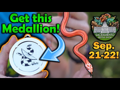 We're going to the Sacramento Reptile Show! (September 21-22!)