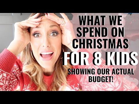 What we spend on Christmas for 8 kids! Our ACTUAL budgets + tips & tricks! | Jordan Page