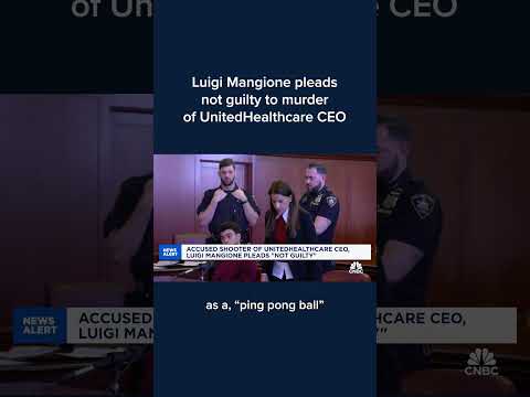 Luigi Mangione pleads not guilty to murder of UnitedHealthcare CEO