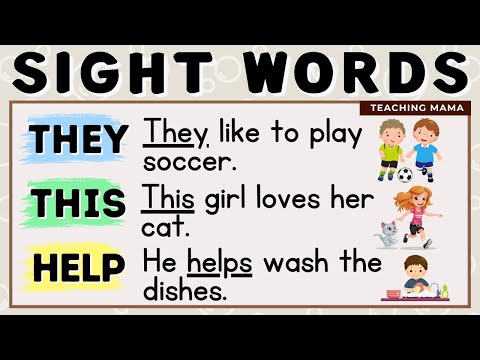 LET'S READ! | SIGHT WORDS SENTENCES | THEY, THIS, HELP | PRACTICE READING ENGLISH | TEACHING MAMA