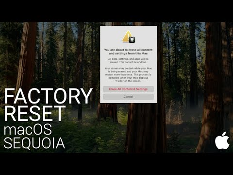 How-to Erase and Factory Reset macOS 15 Sequoia to Factory Settings