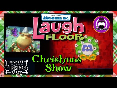 MONSTER'S INC LAUGH FLOOR HOLIDAY SHOW | Christmas HOLIDAY OVERLAY #monstersinc #mvmcp #magickingdom