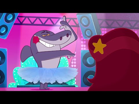 ZIG e SHARKO 🌴 Na pista de dança  🕺 Zig e Sharko Brasil | Desenho Animado em português