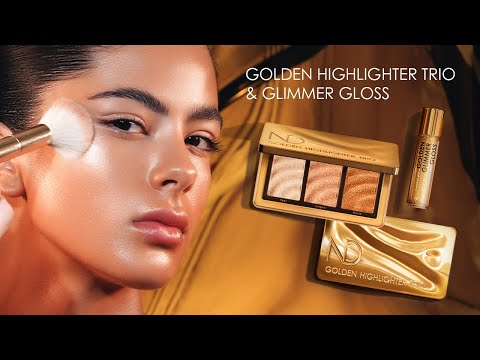 Introducing the ND GOLDEN HIGHLIGHTER TRIO & GOLDEN GLIMMER GLOSS  | Natasha Denona Makeup