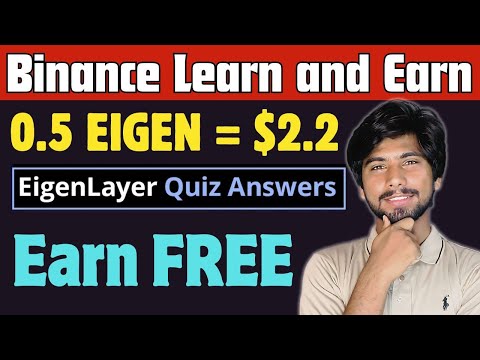 EigenLayer Quiz Answers Today | Binance Learn and Earn, new binance offer today