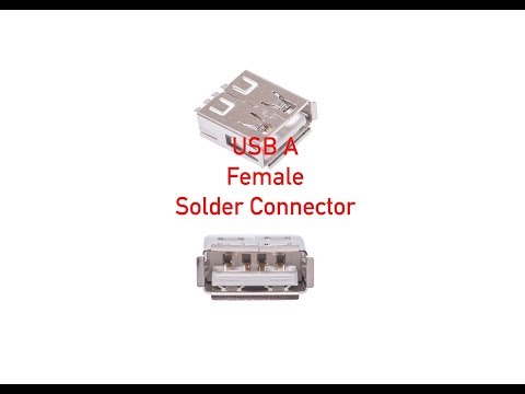 USB A Female Solder Connector P#113