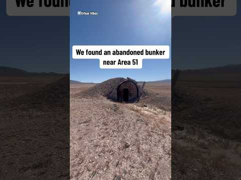 What is this abandoned bunker near Area 51?