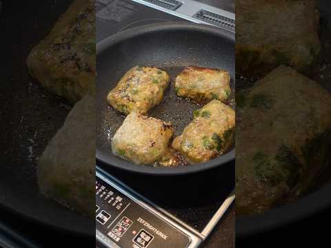 絶対ハマる！超簡単牛肉豚肉ライスペーパー餃子