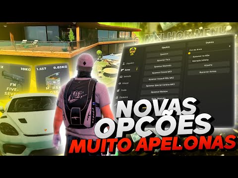 ESSA TÁ SENDO A MELHOR OPÇÕES DOS MOD MENU NO MOMENTO TIKI MENU GTA RP