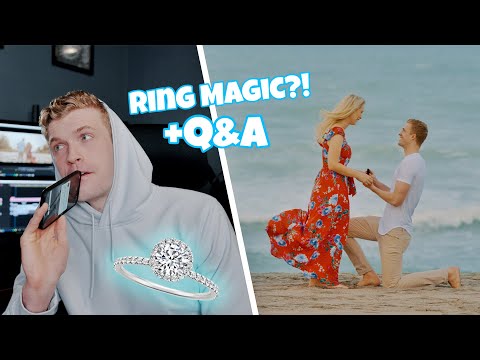 The BEST Ring Magic Trick EVER?!? (I got engaged... +Q&A)